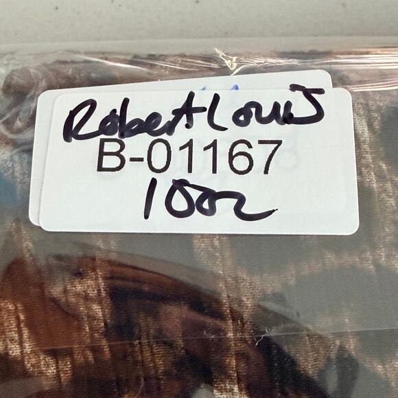 Robert Louis Pants Womens Large Brown Black Animal Print Rayon Pull-on Capri - Picture 8 of 9